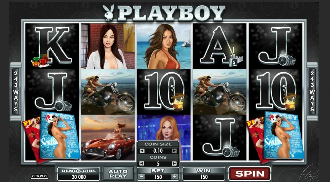 Символы слота Playboy